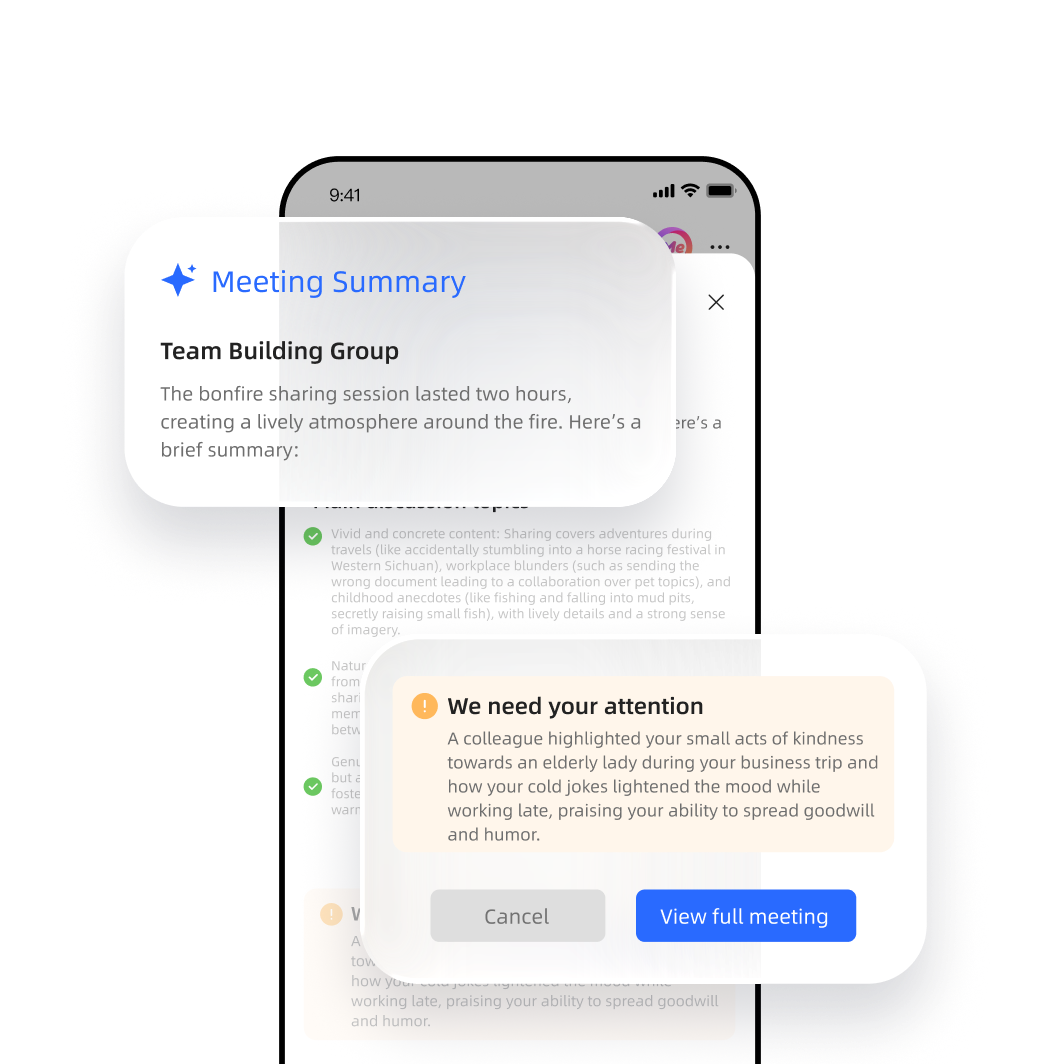 SUMe prepares meetings with AI